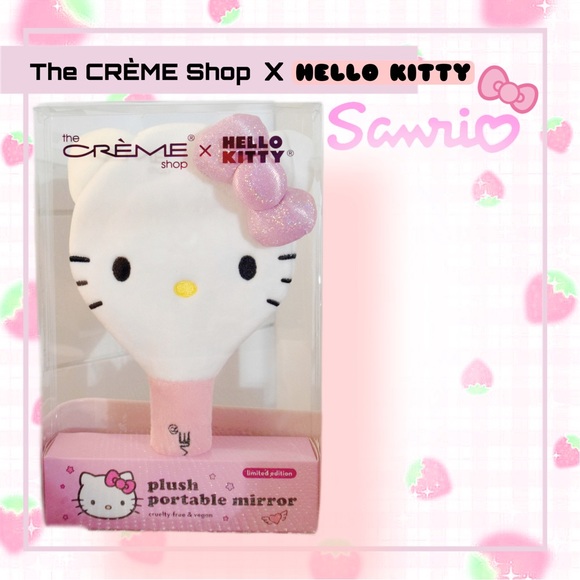 HELLO KITTY 🩷 Limited Edition Hand Mirror Pink Bow Sanrio - Picture 5 of 11